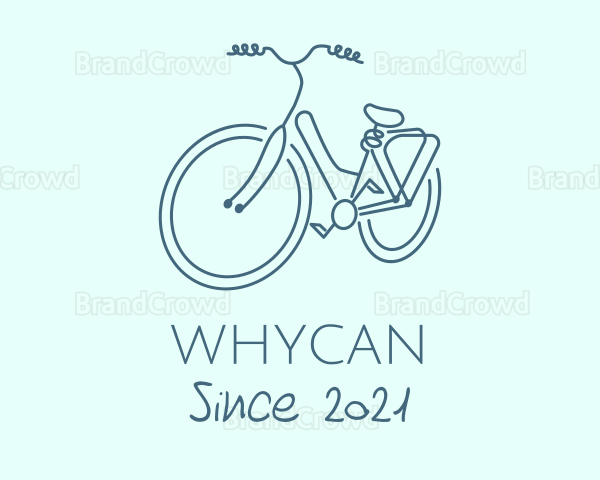 Minimalist Utility Bike Logo