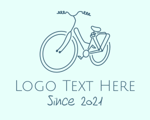 Utility-bike - Minimalist Utility Bike logo design