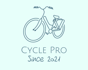 Biking - Minimalist Utility Bike logo design