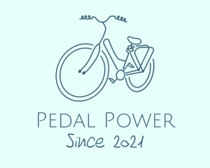 Pedal - Minimalist Utility Bike logo design