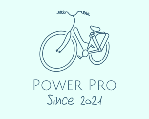 Minimalist Utility Bike logo design