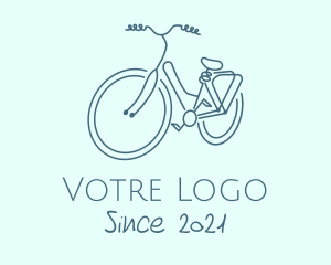 Minimalist Utility Bike logo design