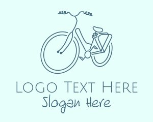 Minimalist Utility Bike Logo