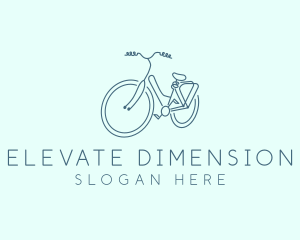 Minimalist Utility Bike logo design