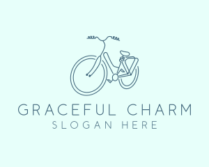 Minimalist Utility Bike logo design