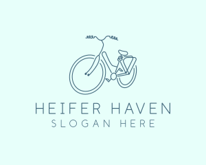 Minimalist Utility Bike logo design