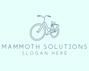 Minimalist Utility Bike logo design