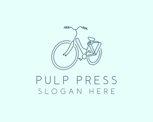 Utility Bike Pedal logo design