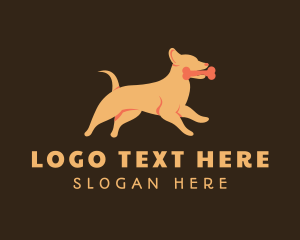 Dog Bone Pet Shop Logo