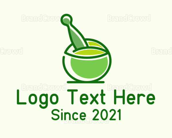 Mortar & Pestle Herb Logo