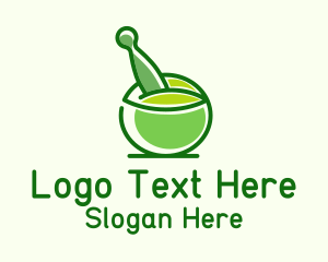 Mortar & Pestle Herb Logo