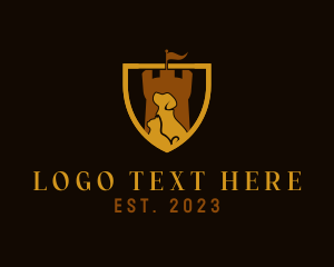 Color - Castle Pet Shield logo design