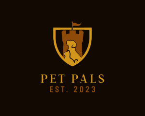 Castle Pet Shield  logo design