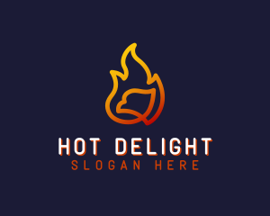 Hot Chicken Roaster logo design