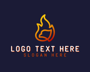 Spicy - Hot Chicken Roaster logo design