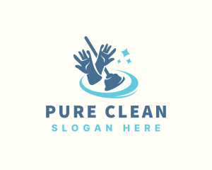 Housekeeping Cleaning Chores logo design