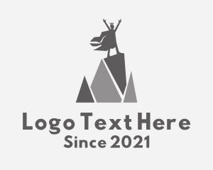 Landform - Royal King Mountain logo design