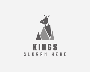 Royal King Mountain logo design