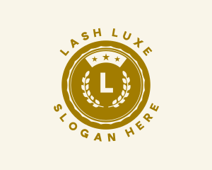 Golden Laurel Star  logo design