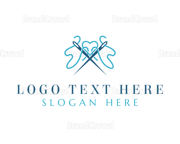 Embroidery Needle Tailor Logo