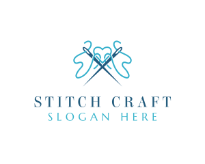 Embroidery Needle Tailor logo design