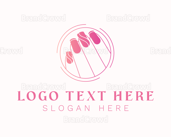 Nail Polish Salon Logo