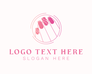 Fingernail - Nail Polish Salon logo design