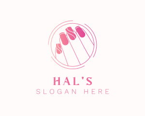Nail Polish Salon Logo