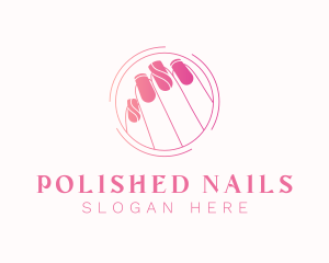 Nail Polish Salon logo design
