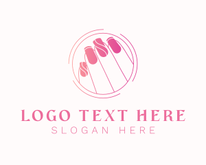 Nail Polish Salon Logo