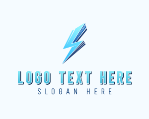 Thunder Bolt Charge logo design