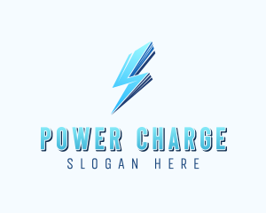 Thunder Bolt Charge logo design