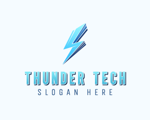 Thunder Bolt Charge logo design