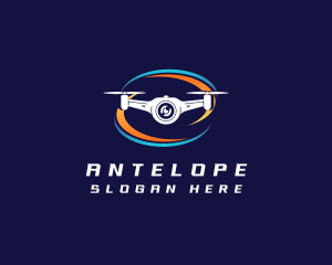 Camera Drone Photography logo design