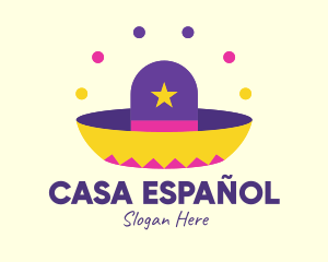 Spanish - Colorful Mexican Hat logo design