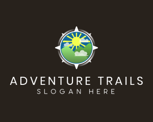 Compass Mountain Valley logo design