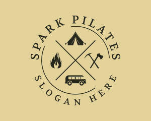 Traveler - Camping Trip Adventure logo design