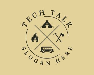 Traveler - Camping Trip Adventure logo design