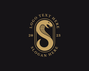 Herpetology - Cobra Snake Wildlife logo design