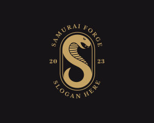 Cobra Snake Wildlife logo design