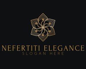 Elegant Minimalist Flower logo design