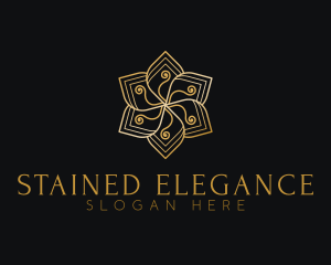 Elegant Minimalist Flower logo design