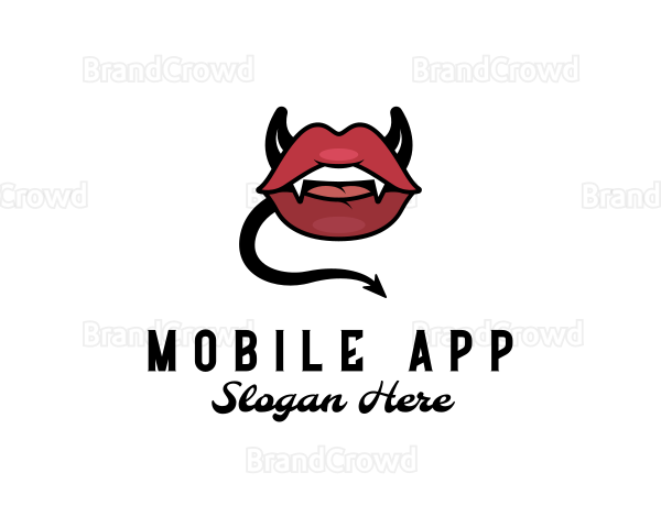Evil Erotic Lips Logo