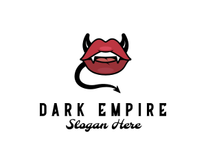 Evil Erotic Lips logo design