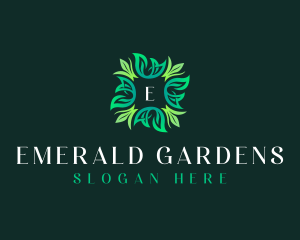 Natural Plant Leaves logo design