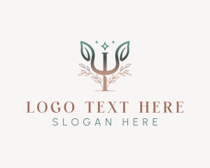 Therapeutic - Psychology Floral Counseling logo design