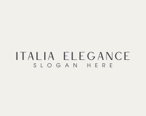 Elegant Classic Lifestyle logo design