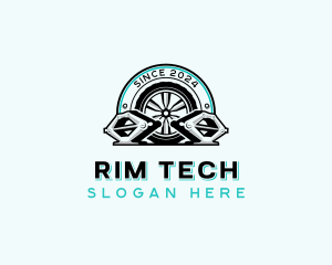 Tire Maintenance Repair logo design