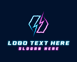 Lightning Energy Bolt Logo