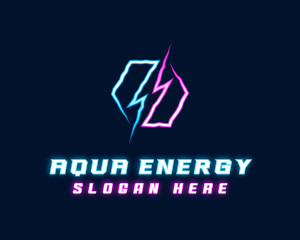 Lightning Energy Bolt logo design